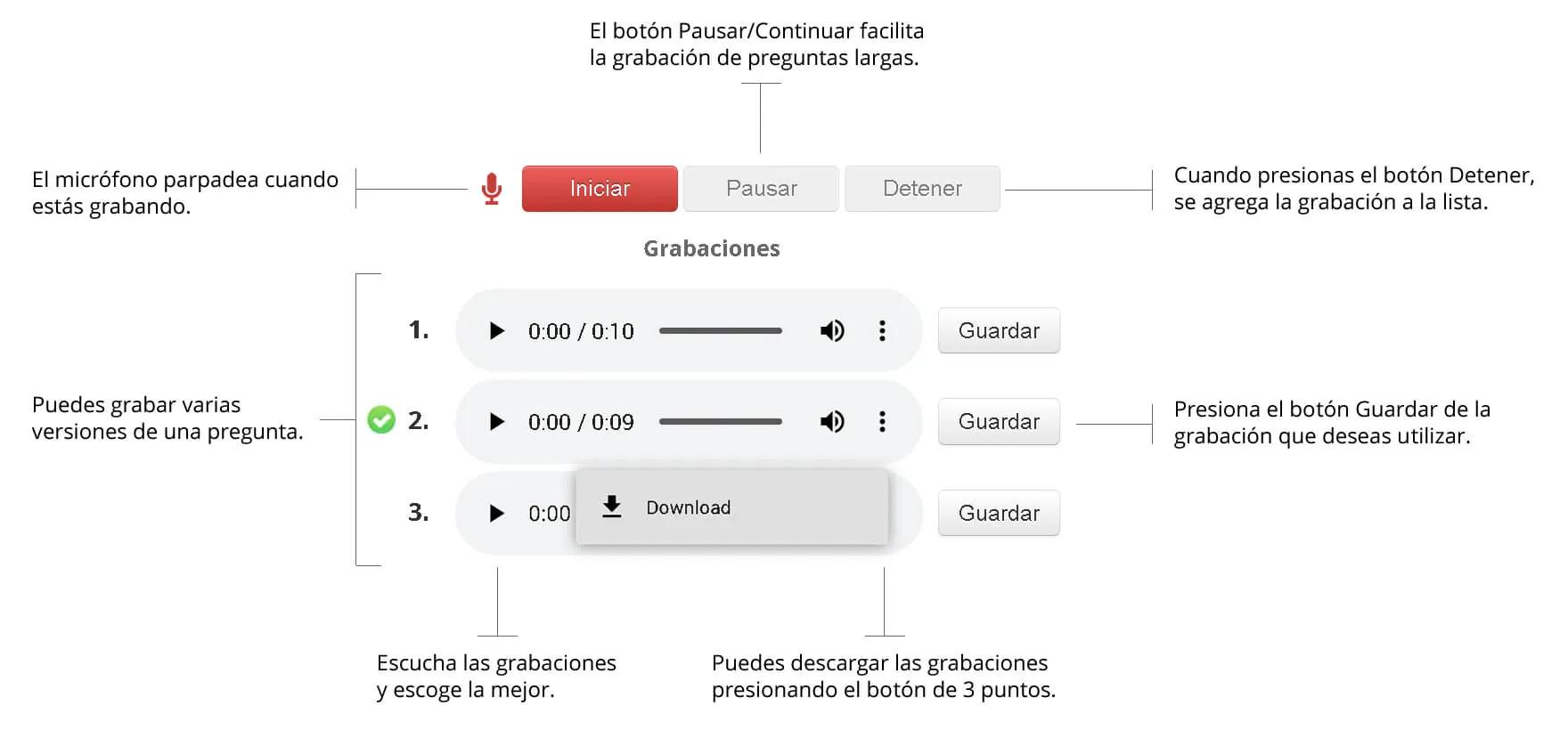 Grabadora en Línea