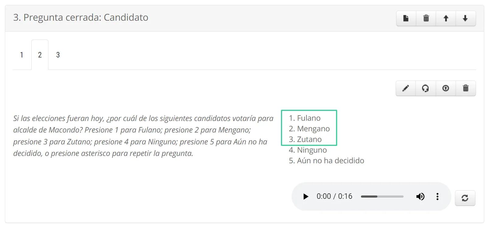 Saltos entre secciones